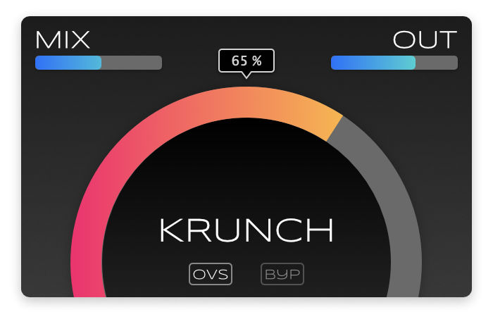 Screenshot of the Krunch plug-in