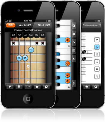 Screenshot of Reverse Chord Finder Pro