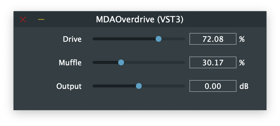 Screenshot of MDA Overdrive